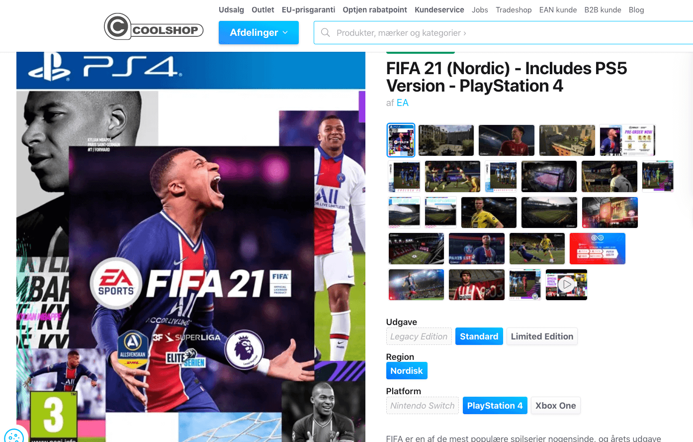 FIFA 21 til PlayStation 5 » Køb FIFA 21 billigt online i dag